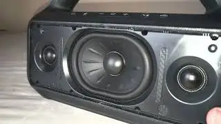 Soundcore boom 2 deep bass test! (grill removed!) (100% vol)