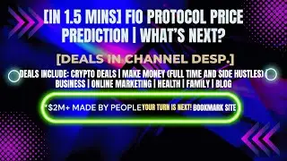 [In 1.5 mins] FIO Protocol Price Prediction | What&rsquo;s Next? [Crypto Deals In Desp.]