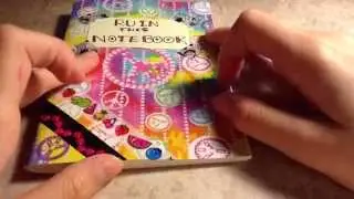 DIY Wreck This Journal Flip Through: Before Completion