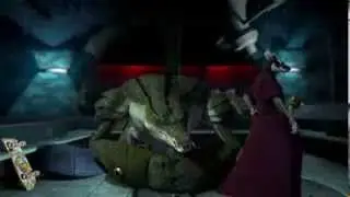Mestre Splinter vs Cabe&ccedil;a de Couro  TMNT 2012