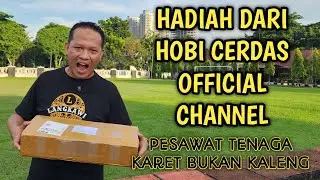 BLIND BOX Pesawat Tenaga Karet dari @HobiCerdas #pesawat #tenagakaret #layangan #drone