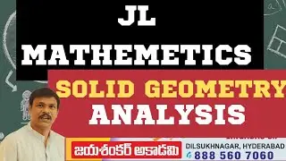 JLMATHEMATICS||SYLLABUS ANALYSIS||SOLID GEOMETRY||