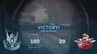 Call Of Duty Modern Warfare Team Death Match: EUPHRATES BRIDGE EPIC SNIPING 15:0 LET'S GET THIS W!!