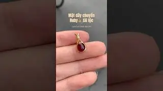 Mặt d&acirc;y chuyền Ruby t&uacute;i tiền t&agrave;i lộc si&ecirc;u xinh ạ, gi&aacute; chỉ 2x #iruby #ruby #matdaychuyen #phongthuy