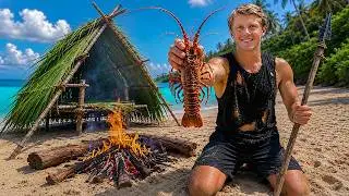 5 Days Solo Island Survival (No Food, Water, or Shelter)