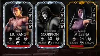 BEST MILEENA TEAM FOR CURRENT KRYPT MK MOBILE #mk1#mkx#gameplay#gaming#games