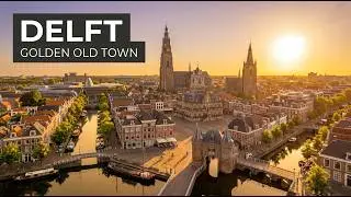 DELFT - Historic City Center & Royal History - 4K60fps - Walking Tour - Netherlands