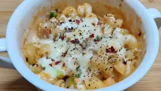 5 Minute Mug Macaroni || Microwave Macaroni Recipe || Vegetarian Pasta Recipe
