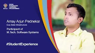 Student Speak | Amay Arjun | M. Tech. Software Systems  for working professionals
