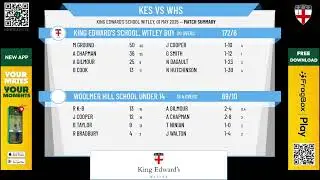 King Edward's School, Witley Boys U14A v Woolmer Hill School Under 14