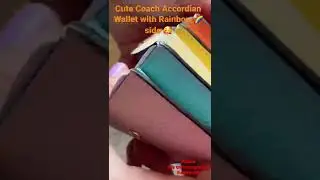 Coach Unboxing |  Accordion Card Case In Colorblock | RaqReview