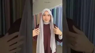 Как красиво надеть хиджаб🤎 🤍 #hijabtutorial #мусульманка #хиджаб #ислам #shawltutorial