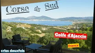 Ajaccio ; Vue sur le Golfe ; Panorama ; Navires de Croisi&egrave;res ; Corse ; France
