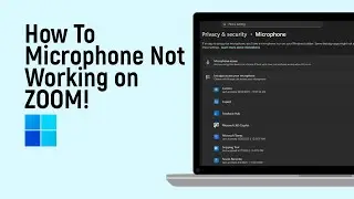 Как исправить неработающий микрофон в ZOOM на Windows [легко]