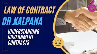 Law of Contract 6:Understanding Government Contracts #india #law #clat #contract #government