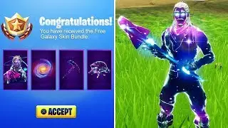 FINALLY.. New FREE GALAXY SKIN BUNDLE in Fortnite!