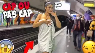 ALLER EN SERVIETTE DANS LE METRO PARISIEN ! (cap ou pas cap ?!) - LAUREN CRUZ