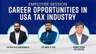 Employer Session: Career Opportunities in the USA Tax Industry!