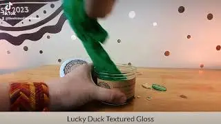 Lucky Duck Textured Gloss slime! Find us on Etsy. Our website is coming soon.