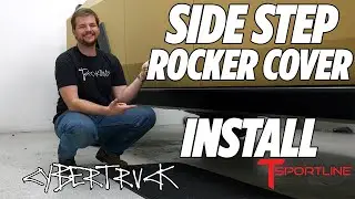 Cybertruck Side Step Rocker Cover Installation Instructional Video,  DIY Step-by-Step How-To