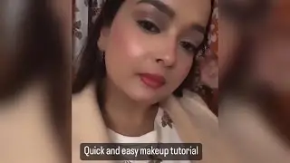 Quick and easy makeup tutorial #quickandeasymakeuptutorial #makeuplook #youtubeshorts #subscribe