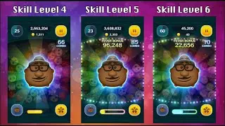 Disney Tsum Tsum - Joe Gardner Skill Level 4, Skill Level 5, and Skill Level 6