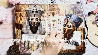 ASMR Journal｜Ancient Egypt Aesthetic & Mystical Collage 🏺✨ | Various sounds of collage｜Relaxing