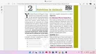 NUTRITION IN ANIMALS, DIFFERENT WAYS OF TAKING FOOD, CLASS -7, SCIENCE, CHAPTER- 2