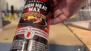 Transformed by fireplace Krylon high heat max black aerosol