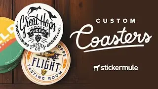 Custom Coasters by Sticker Mule
