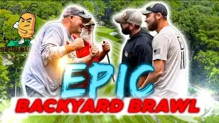 Best Match yet on our Backyard Golf Course! #golf