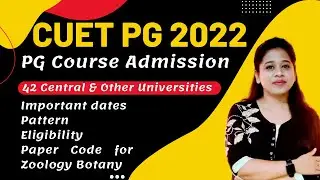 CUET (PG) 2022 | Common University Entrance Test | Important Dates | Pattern | Eligibility | Domains