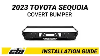 Установка скрытого бампера Toyota Sequoia 2023 года