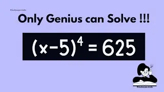 (x-5)^4 = 645 | Only Genius Can solve This Mathematics Question 