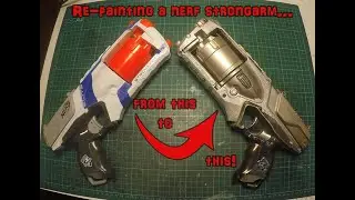 Re-painting and customizing a Nerf Strongarm!