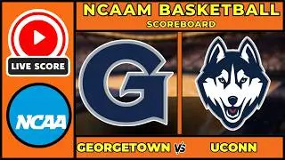 🔴 LIVE: Georgetown vs UConn | NCAA Men's Basketball Scoreboard | Feb 14 | Big East Showdown