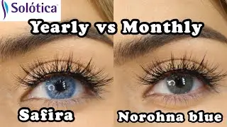 SOLOTICA 2022 | Hidrocor Safira Vs Norohna Blue | *on Dark brown eyes!