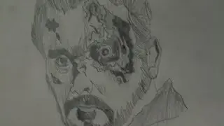 How to draw Arnold T-800 model (Terminator Dark fate)