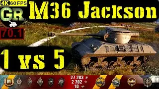 World of Tanks M36 Jackson WoT Replay - 9 Kills 2.5K DMG(Patch 1.5.0)