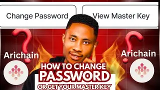 How to Change Your Password or Recover your Master Key on Arichain (ARI WALLET) Airdrop.