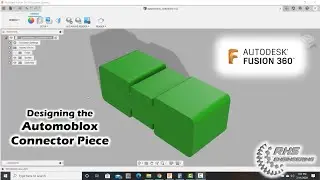 Проектирование соединительной детали Automoblox с помощью Fusion 360