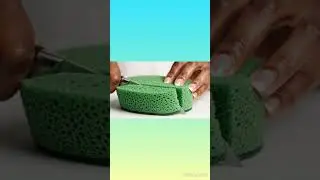 ✂️ Satisfying Sponge Cutting ASMR | Deep Crunch Sounds#asmr #viral #shorts