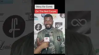 Oboy Da Comic on the red carpet with CMFlix.