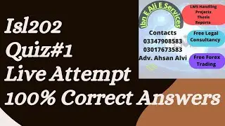 Isl202 Quiz #1 Live Solved S25