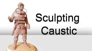 Sculpting Caustic | Apex Legends  | Monster Clay | Sculpting Timelapse