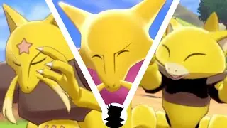 【Pokemon Camp】Alakazam vs Abra vs Kadabra＆Shiny Evolution!