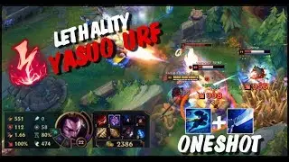 Lethality Yasuo URF Montage #1 - LETHALITY YASUO BROKEN?ONESHOT - League Of Legends Best Yasuo plays