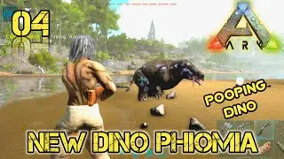 ARK MOBILE ULTIMATE | POOPING DINO Phiomia taming for fertilizer , ark mobile revamped