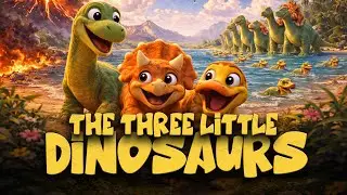 The Three Little Dinosaurs - A Calm Dinosaur Bedtime Story for Kids