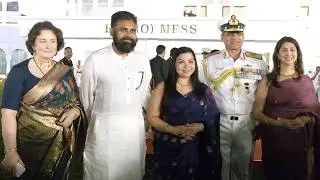 Deputy CM Pawan Kalyan with Wife attended the dinner in honour of President Smt. Draupadi Murmu